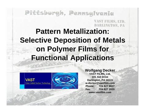 metallization pattern pdf